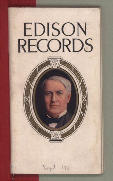 Catalog for Edison Cylinder Records