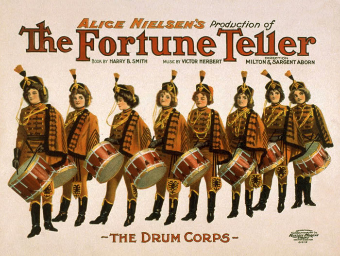 A 1905 poster for The Fortune Teller