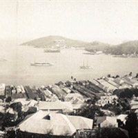 Panoramic view of St. Thomas, Virgin Islands, 1922