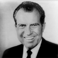 Richard M. Nixon, ca. 1969-1974.