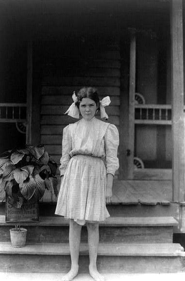 Myrtle Bagwell, Youngest Spinner, 1912
