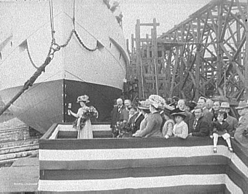 Launching party for the steamer Rochester