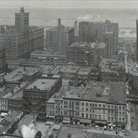 Birdseye view of Chicago, 1913