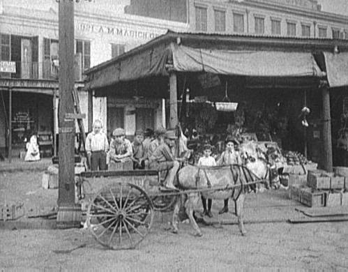 New Orleans, Louisiana, a Corner of the French Market