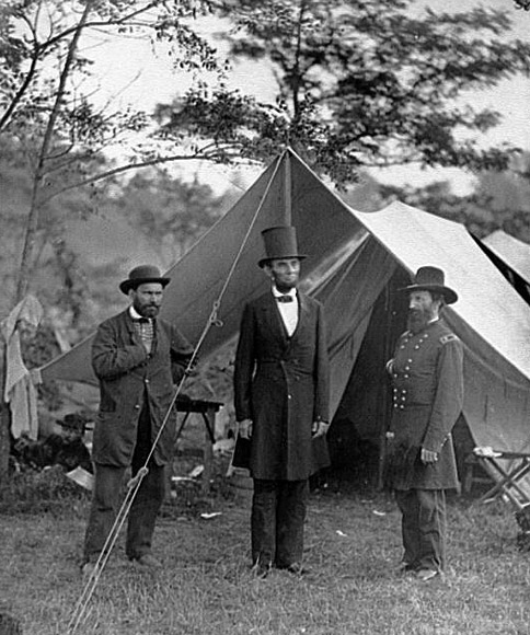 Allan Pinkerton, President Lincoln, and Maj. Gen. John A. McClernand
