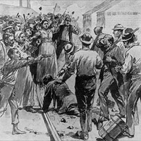 Sketch of the Homestead Strike, 1892