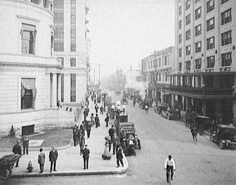 Corner of Forsyth and Hogan streets, Jacksonville, Florida