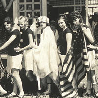 Bath Suit Fashion Parade, Seal Beach, California, July 14, 1918.
