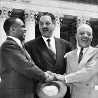 George E.C. Hayes, Thurgood Marshall, and James M. Nabrit