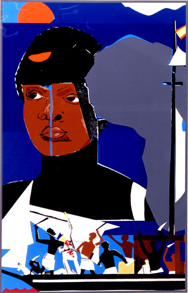 'Prince Cinque' by Romare Bearden, 1971.