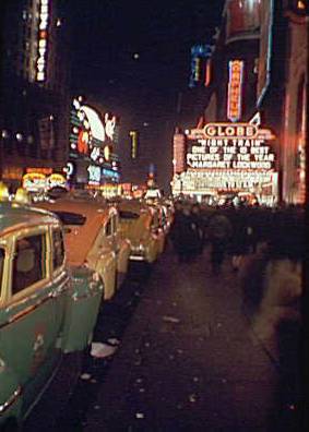 Times Square, Globe Marquee, ca. 1941.