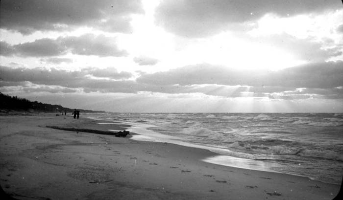 Sunset on Lake Michigan, 1910.