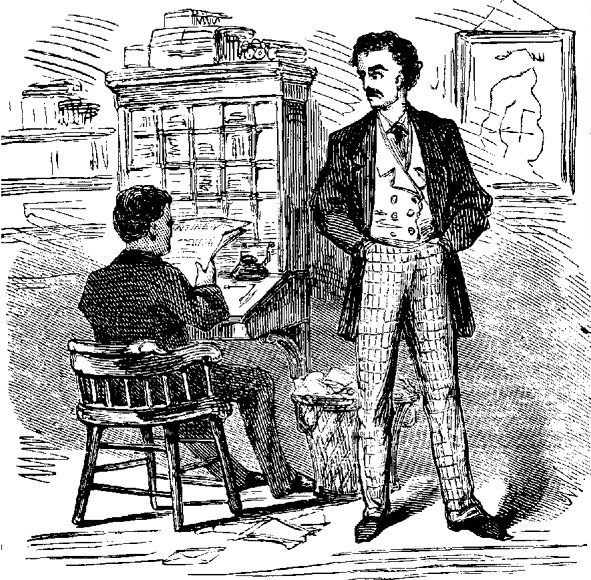 'Envious Contemplations,' an illustration from Roughing It