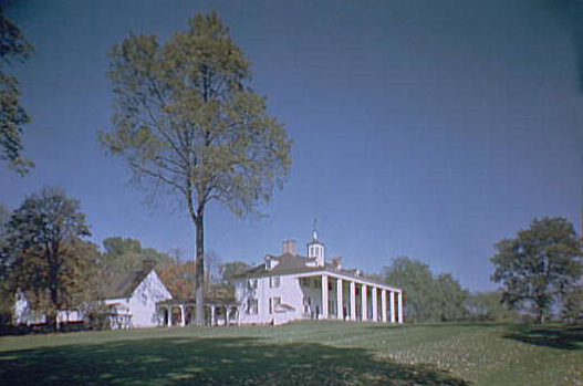 View of Mount Vernon mansion