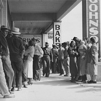 Waiting for Relief Checks, Calipatria, California