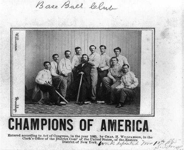 Champions of America, 1865.